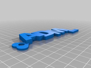 adml titular da chave 3d impressão 3d print model - Mito3D