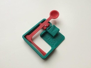 snap-together desktop catapult mechanical toys 3d print model - Mito3D