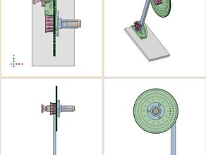 small lathe improvements index wheel machine tools mini 3d print model - Mito3D