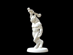 fighting ghoul 18mm scale toys games boardgame boardgames callofcthhulhu cthulhu gaming halloween horror lovecraft miniature miniatures monster pocket tactics roleplaying rpg tabletop undead wargame wargames wargaming wayfarer 3d print model - Mito3D