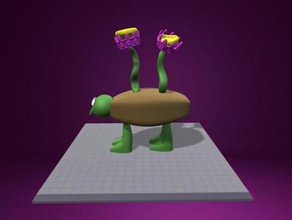 turtle thing sculptures 3d print model - Mito3D