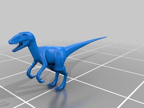 raptor a los animales en la licuadora dinosaurio 3d print model - Mito3D