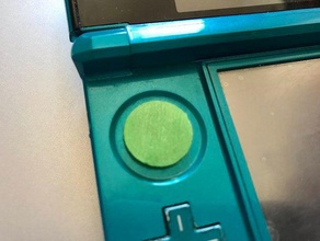 nintendo 3ds diapositive buttonstick de remplacement vidéo jeux 3d print model - Mito3D