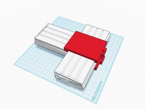 ar15 m4 m16 type mag horizontale titulaire sport à l'extérieur airsoft pièce jointe magazine 3d print model - Mito3D