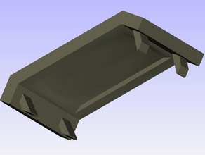 rexroth ön, orta kısmında flatt kapak 3d yazıcı parçaları Ön, 30x30mm bosch 3d print model - Mito3D