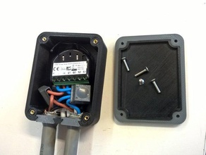 fibaro dual switch fgs-2xx housing electronics 3d print model - Mito3D