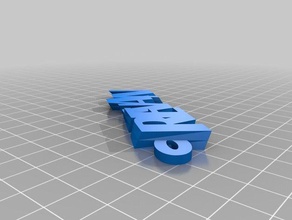 renan Schlüsselanhänger angepasst 3d print model - Mito3D