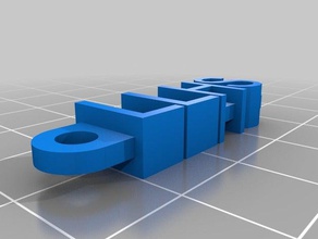 llhs Schlüsselanhänger - Organisation angepasst 3d print model - Mito3D