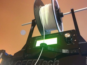 napalms geeetech prusa i3 pro filamento da guia do suporte 3d a impressora partes de spool titular 3d print model - Mito3D
