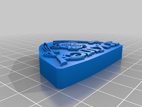tortuga Zeichen logos angepasst 3d print model - Mito3D