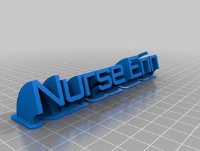 nurse erin office customized 3d print model - Mito3D