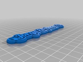 jorge llavero wapo keychains customized 3d print model - Mito3D