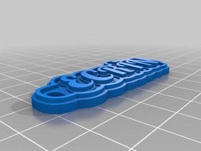 ecrn-Schlüsselanhänger Schlüsselanhänger angepasst 3d print model - Mito3D