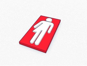 transgender person logo sign signs logos genderfluid genderqueer intersex nonbinary 3d print model - Mito3D