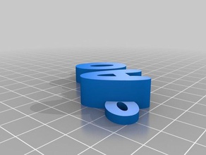 amor Anahtarlık organizasyon özelleştirilmiş 3d print model - Mito3D