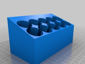 vallejo vernice supporto di bottiglia i contenitori personalizzato 3d print model - Mito3D