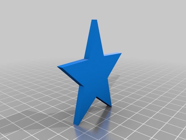 4 estrelas 3d impressão 3D print model - Mito3D