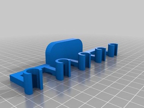 pentagrama tizas de aprendizaje personalizado 3d print model - Mito3D
