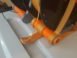 el filamento de la guía universal soporte bobina 3d impresora accesorios titular 3d print model - Mito3D