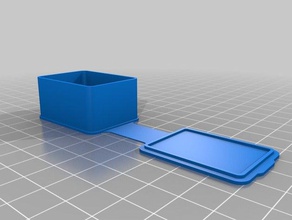 my earplug case2 rectangular containers customized 3d print model - Mito3D