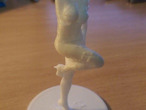 chica pose sensual people 3d print model - Mito3D