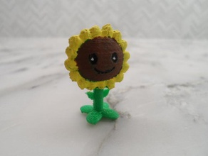 sunflower sculptures pvz 3d print model - Mito3D