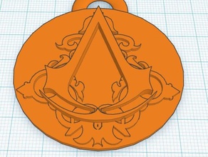 llavero Assassin's creed remix işaretler logoları kişiler assassins 3d print model - Mito3D