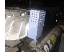 porto de frete compressor ar mufflerfilter caixa defletores atualizado partes 3d print model - Mito3D