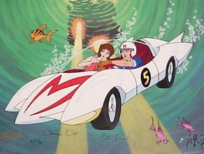 speed racer mach 5 1967 vehicles 3dmodel car cartoon fantasy miniature toy tv Serie 3d print model - Mito3D