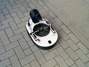 rc hovercraft veículos 3d print model - Mito3D
