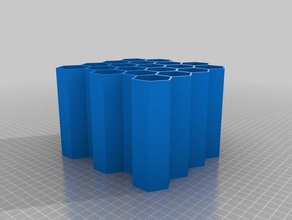 voll parametrischen Schublade Kabel-storage-management-Struktur Organisation 3d print model - Mito3D