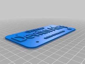 mi personalizados ontario placa de la licencia disfraz 3d print model - Mito3D
