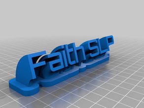fede slp di targa office personalizzato 3d print model - Mito3D