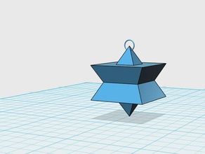 magen david - stella 3d portachiavi 3d print model - Mito3D
