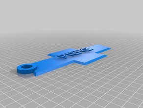 o meu chaveiro personalizado piepke chevy chaveiros 3d print model - Mito3D