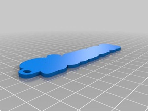 dianne new t0 keytag keychains customized 3d print model - Mito3D