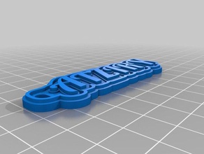 atziry keychains customized 3d print model - Mito3D