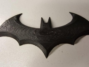 logo di batman arkham stile altri simbolo 3d print model - Mito3D