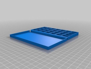 küçük özelleştirilmiş hap kutusu Organizatör benim kaplar 3d print model - Mito3D
