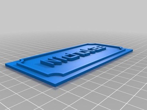 nicholas signs logos customized 3d print model - Mito3D