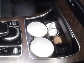 Getränkehalter mercedes automotive cup holder mercedes-benz 3d print model - Mito3D