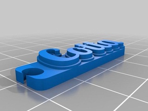 llaverocotta keychains customized 3d print model - Mito3D