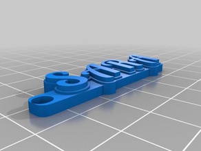 llaverosara keychains customized 3d print model - Mito3D