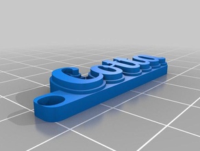 llaverocotta chaveiros personalizado 3d print model - Mito3D