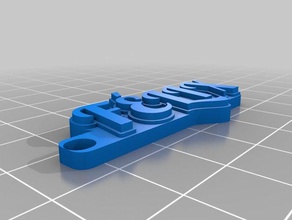 llaverof&eacutelix chaveiros personalizado 3d print model - Mito3D