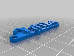 llaveroyaiza chaveiros personalizado 3d print model - Mito3D