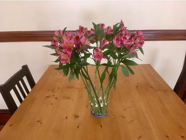test tube hyperboloid vase decor flowers flower 3D print model - Mito3D