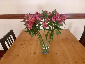 test tube hyperboloid vase decor flowers flower 3d print model - Mito3D