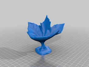 leaf cup coverted scans replicas 3d print model - Mito3D