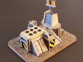 escala épica astartes fortaleza jogos 40k 6mm epic40k miniaturas objectivo tampo de mesa warhammer 3d print model - Mito3D